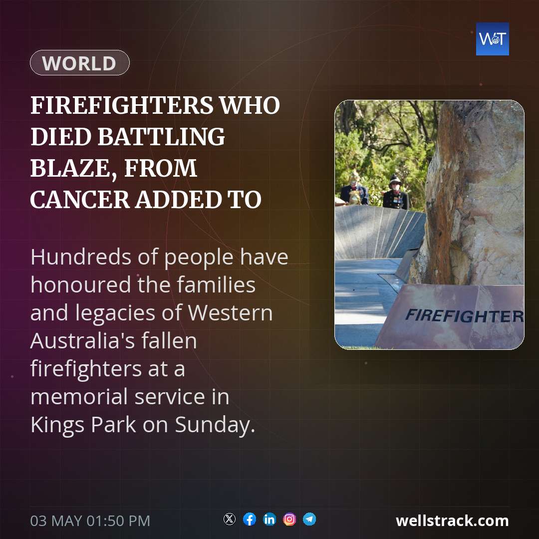 Firefighters who died battling blaze, from cancer added to honour roll