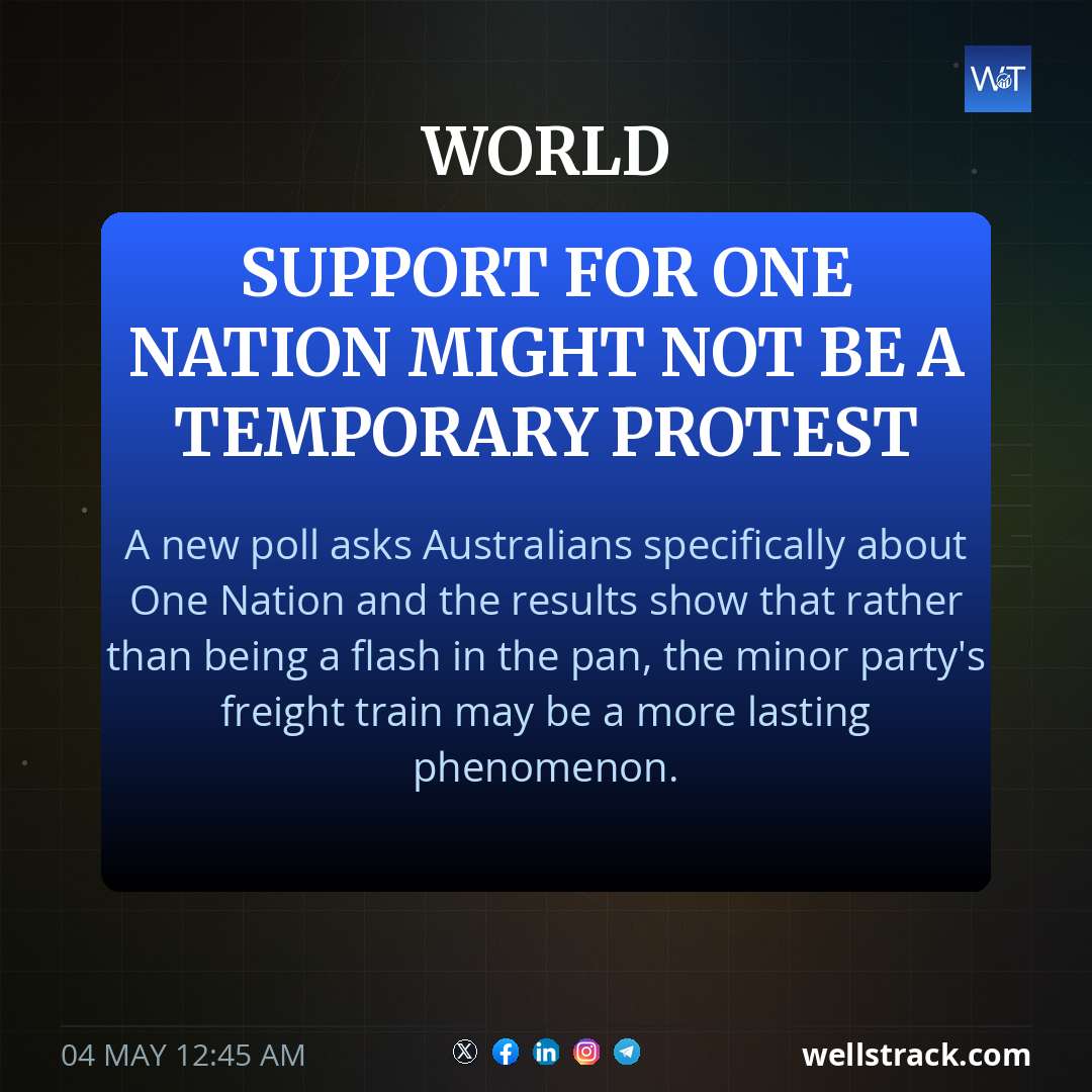 Support for One Nation might not be a temporary protest