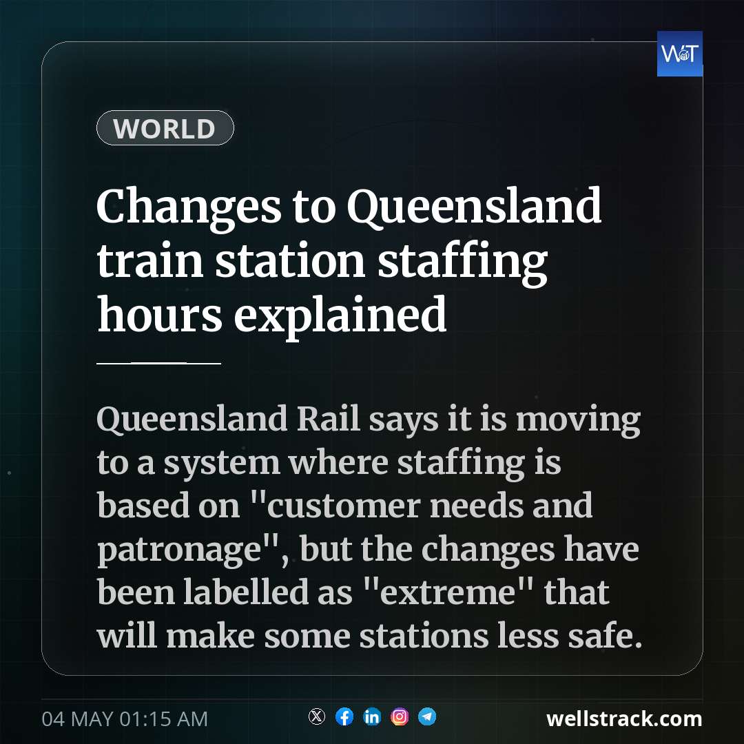Changes to Queensland train station staffing hours explained