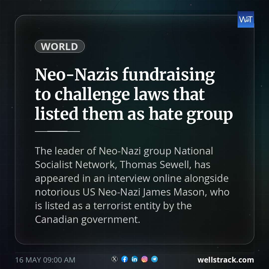 Neo-Nazis fundraising to challenge laws that listed them as hate group — WellsTrack