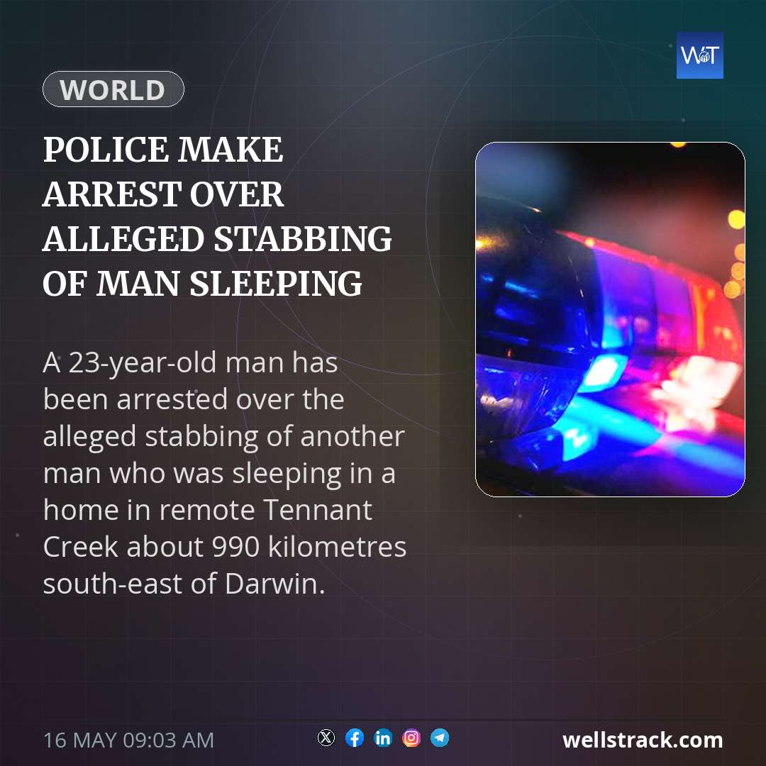 Police make arrest over alleged stabbing of man sleeping at home in NT town — WellsTrack