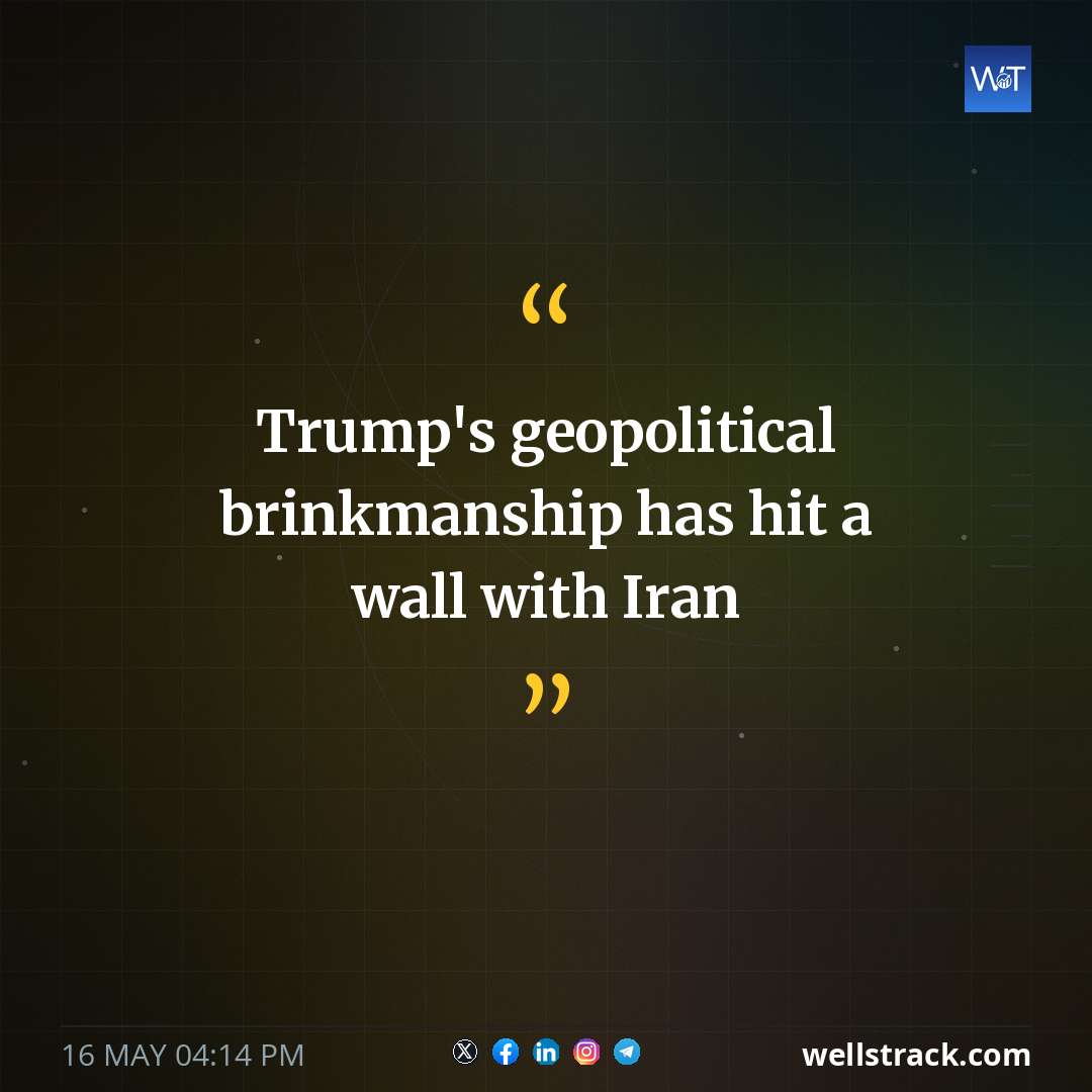 Trump's geopolitical brinkmanship has hit a wall with Iran — WellsTrack