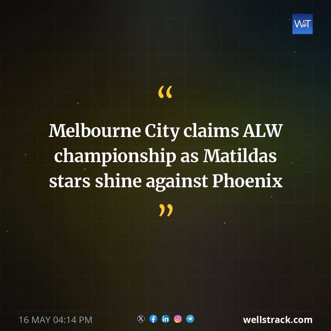 Melbourne City claims ALW championship as Matildas stars shine against Phoenix — WellsTrack