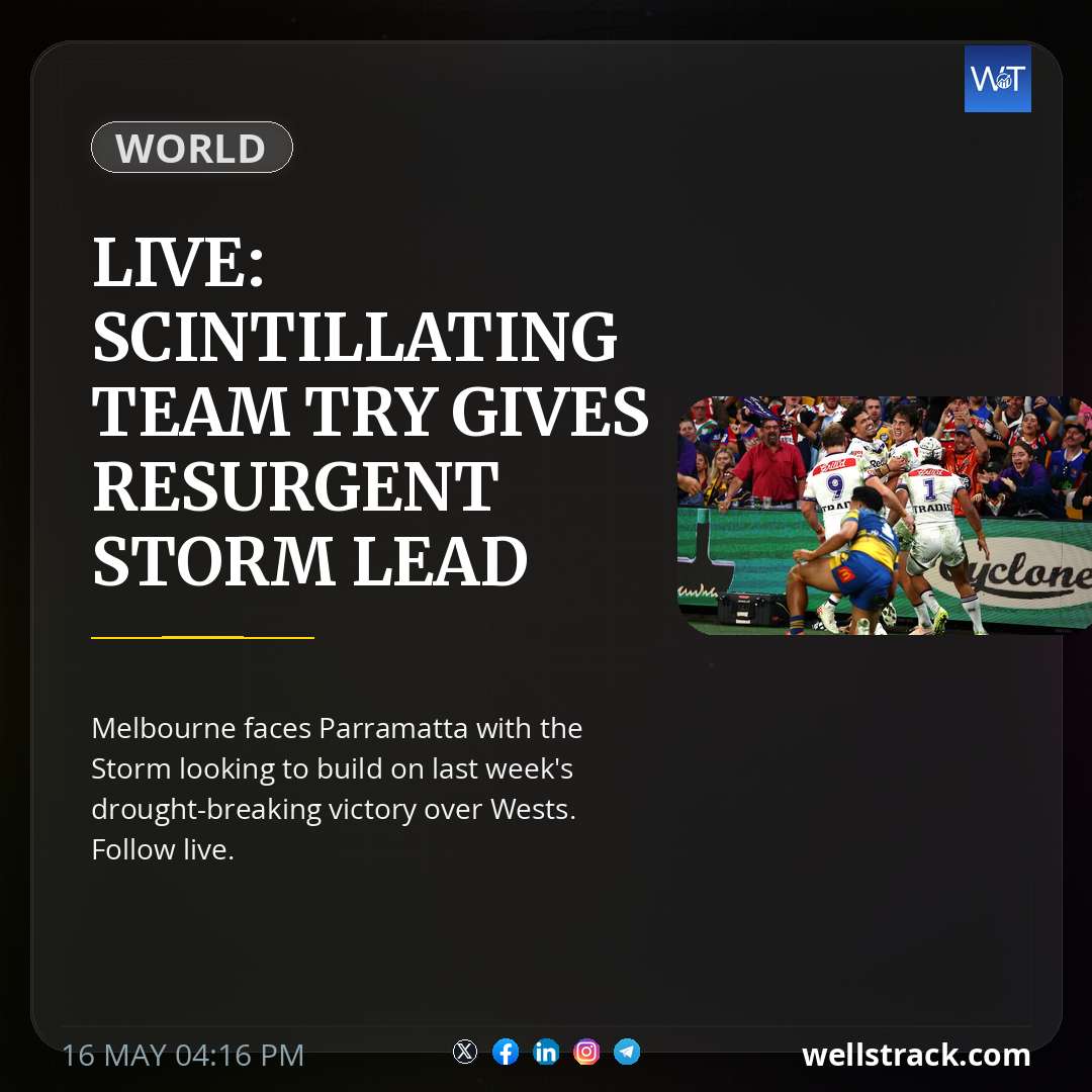 Live: Scintillating team try gives resurgent Storm lead over Eels — WellsTrack