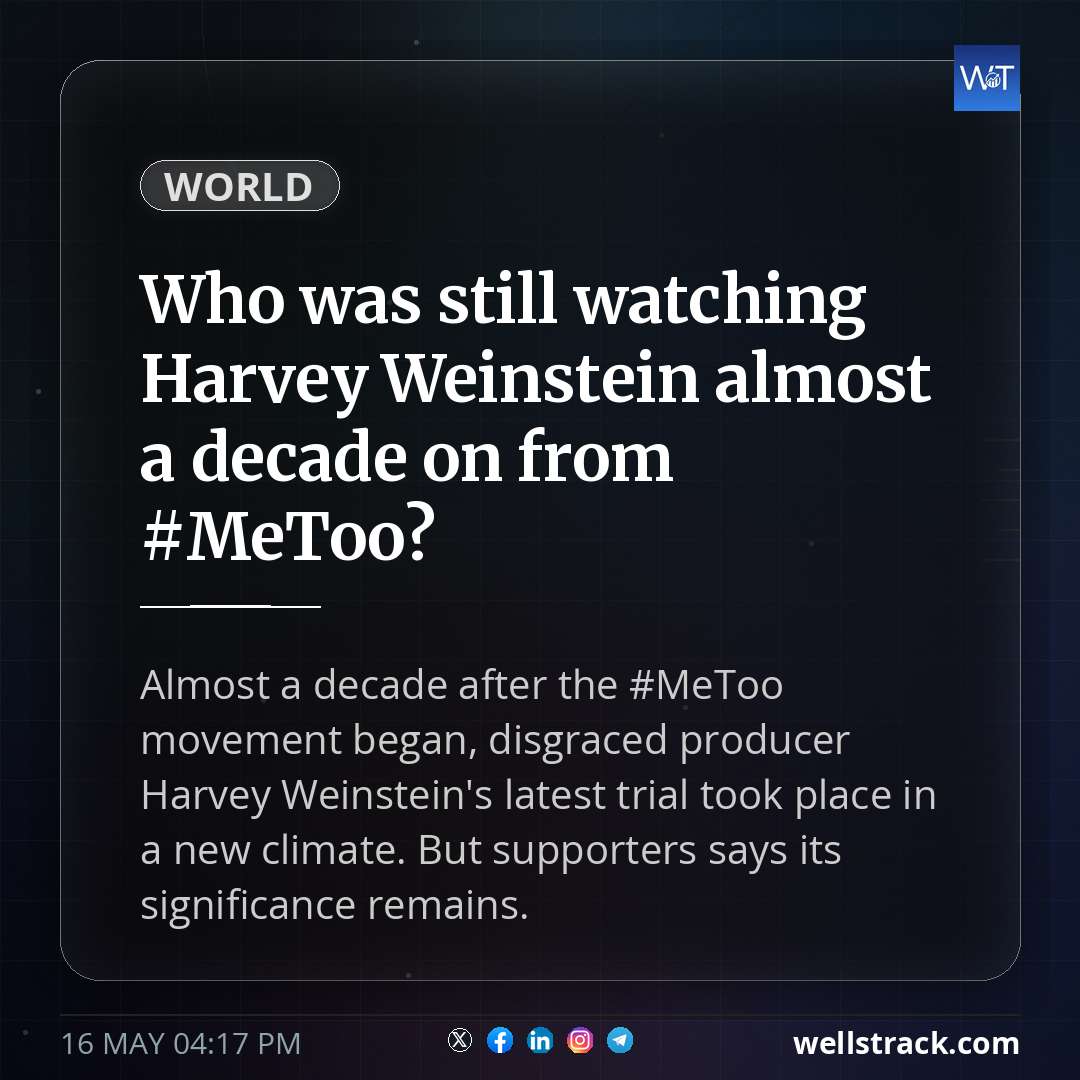 Who was still watching Harvey Weinstein almost a decade on from #MeToo? — WellsTrack