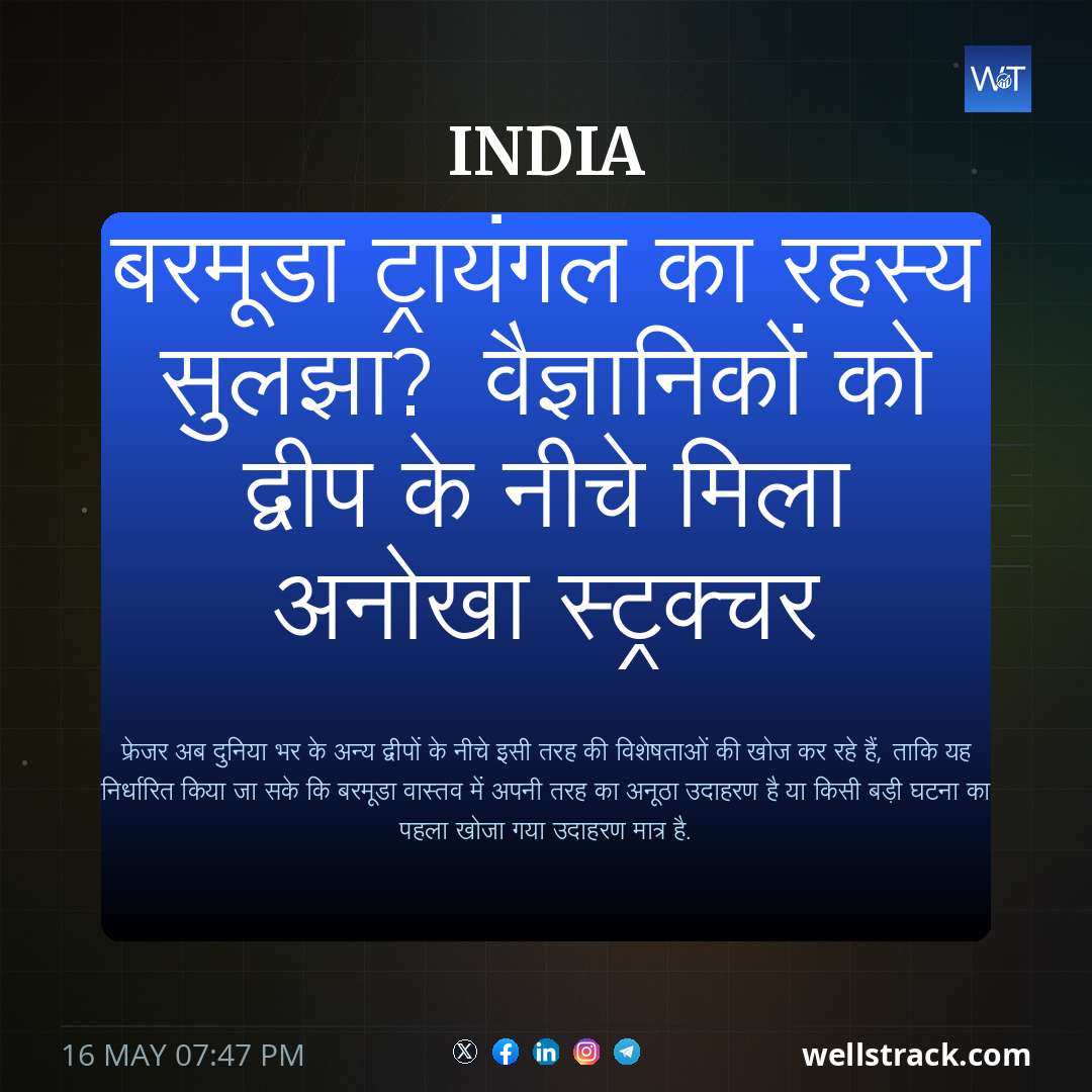बरमूडा ट्रायंगल का रहस्य सुलझा? वैज्ञानिकों को द्वीप के नीचे मिला अनोखा स्ट्रक्चर — WellsTrack