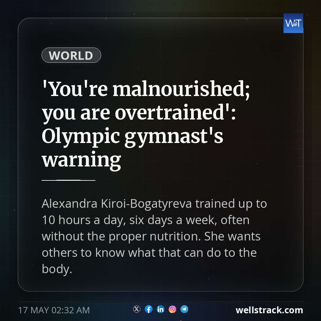 'You're malnourished; you are overtrained': Olympic gymnast's warning — WellsTrack