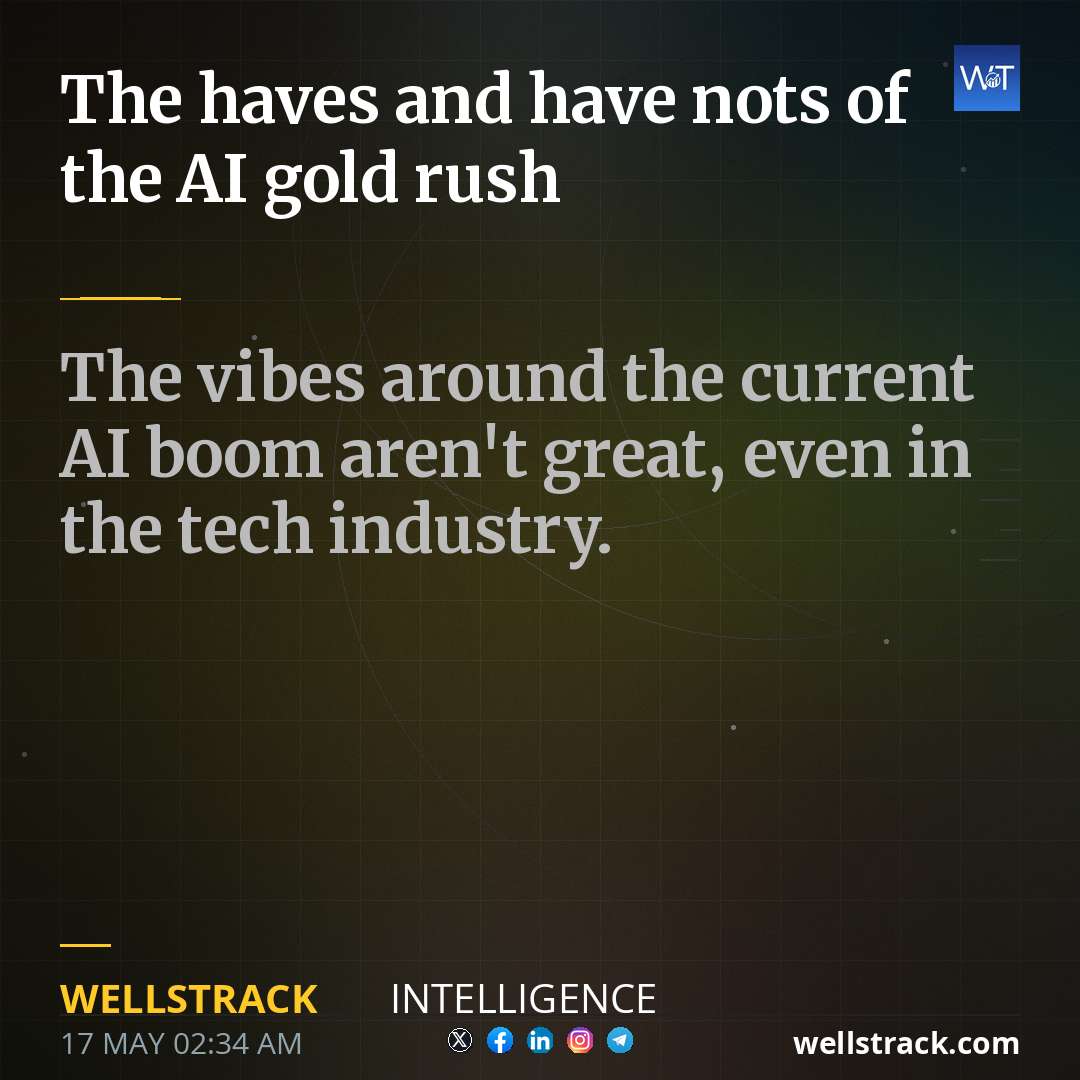 The haves and have nots of the AI gold rush — WellsTrack
