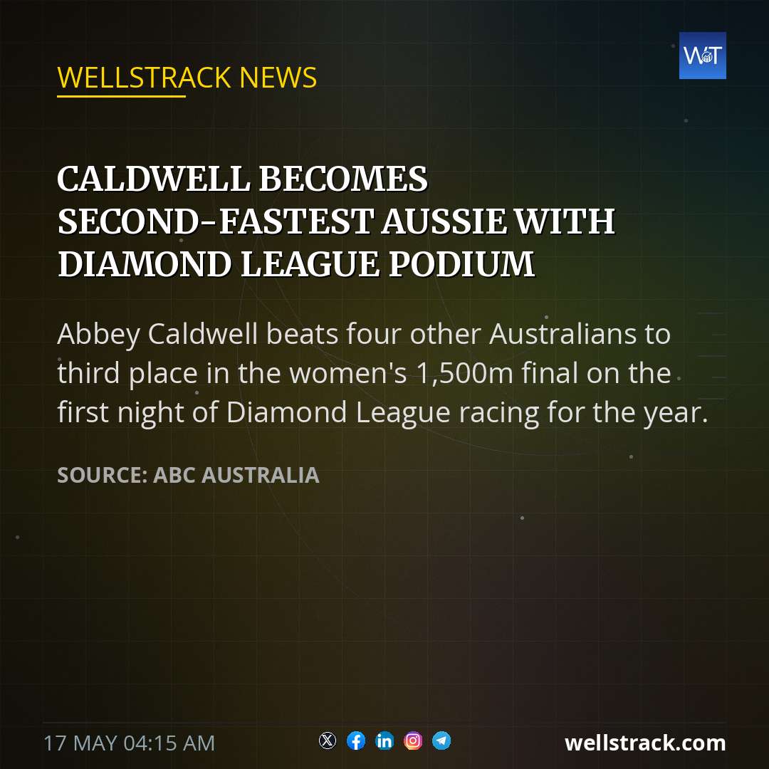 Caldwell becomes second-fastest Aussie with Diamond League podium — WellsTrack