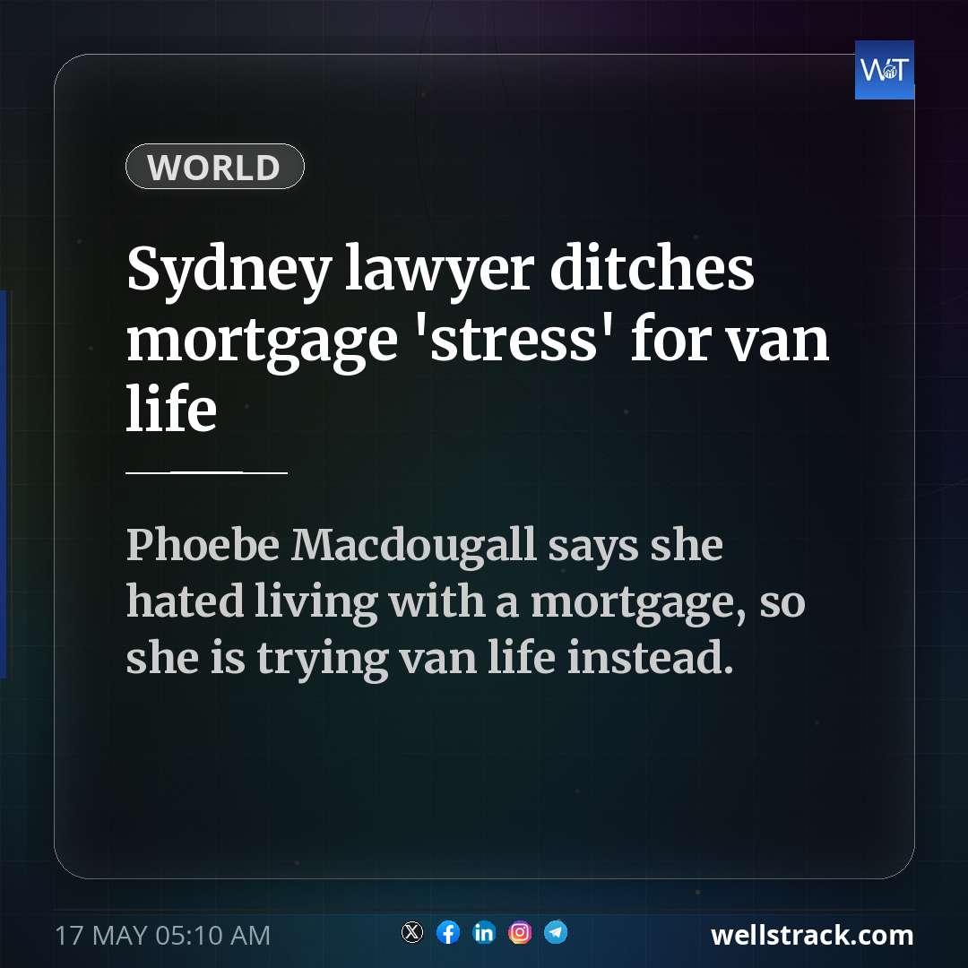 Sydney lawyer ditches mortgage 'stress' for van life — WellsTrack
