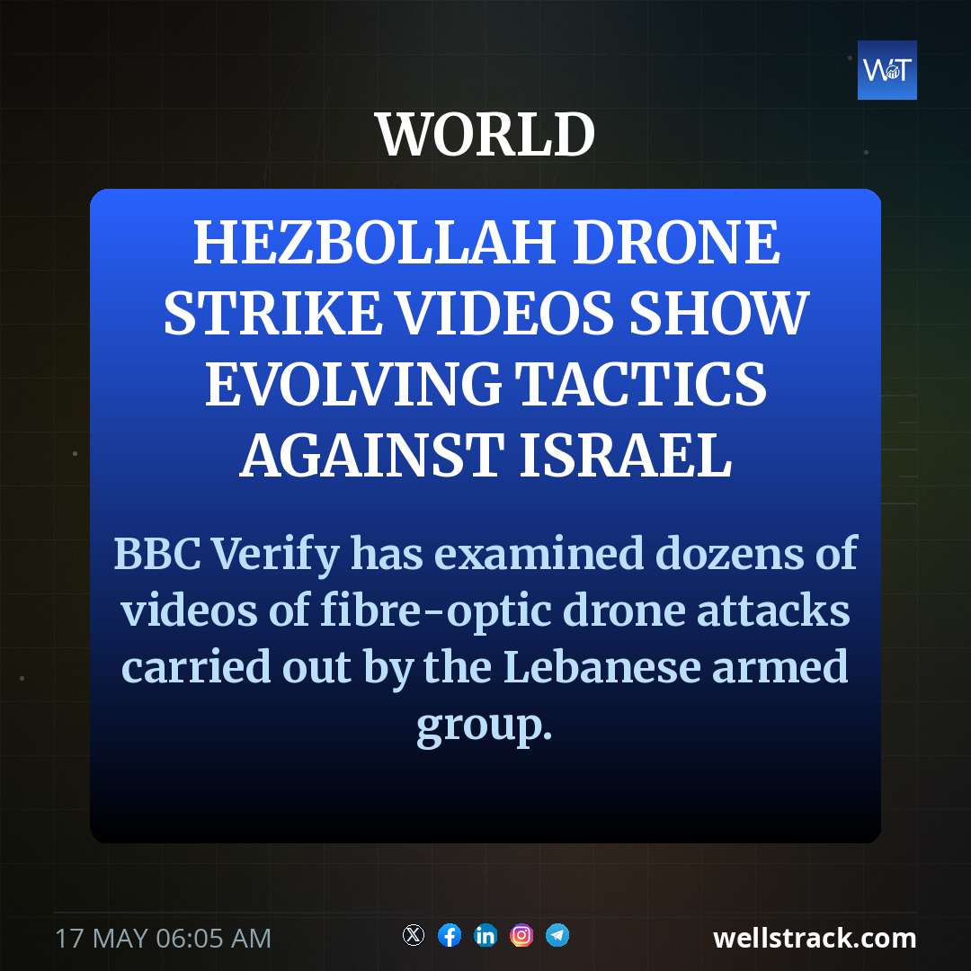 Hezbollah drone strike videos show evolving tactics against Israel — WellsTrack