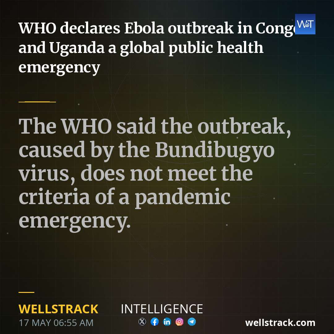 WHO declares Ebola outbreak in Congo and Uganda a global public health emergency — WellsTrack