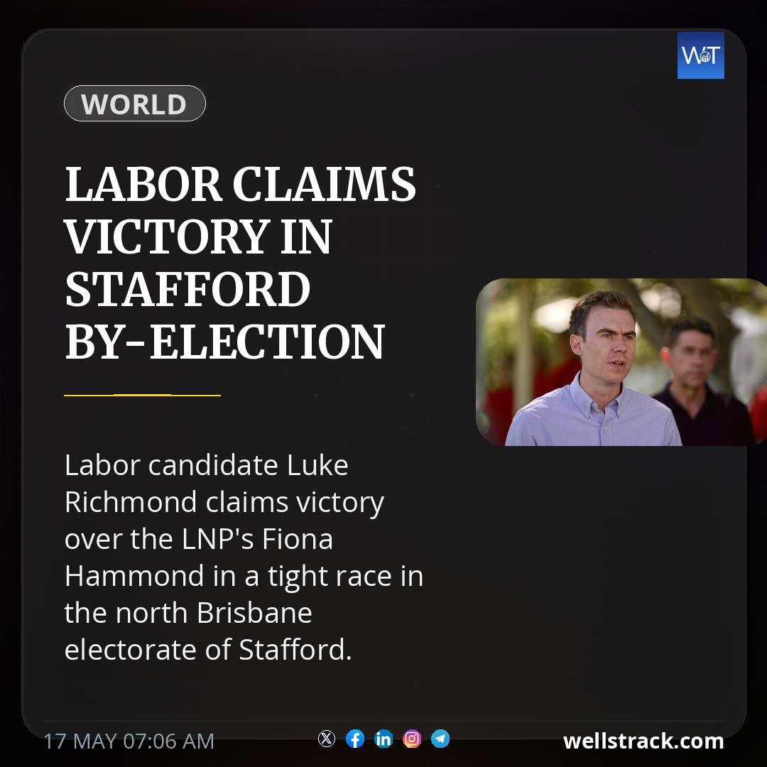 Labor claims victory in Stafford by-election — WellsTrack