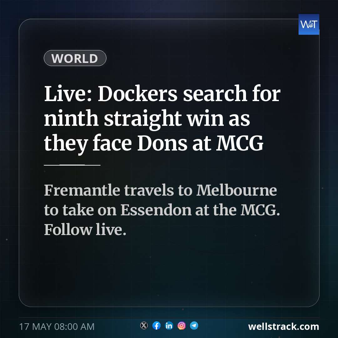 Live: Dockers search for ninth straight win as they face Dons at MCG — WellsTrack