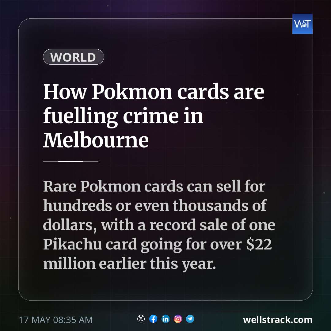 How Pokémon cards are fuelling crime in Melbourne — WellsTrack