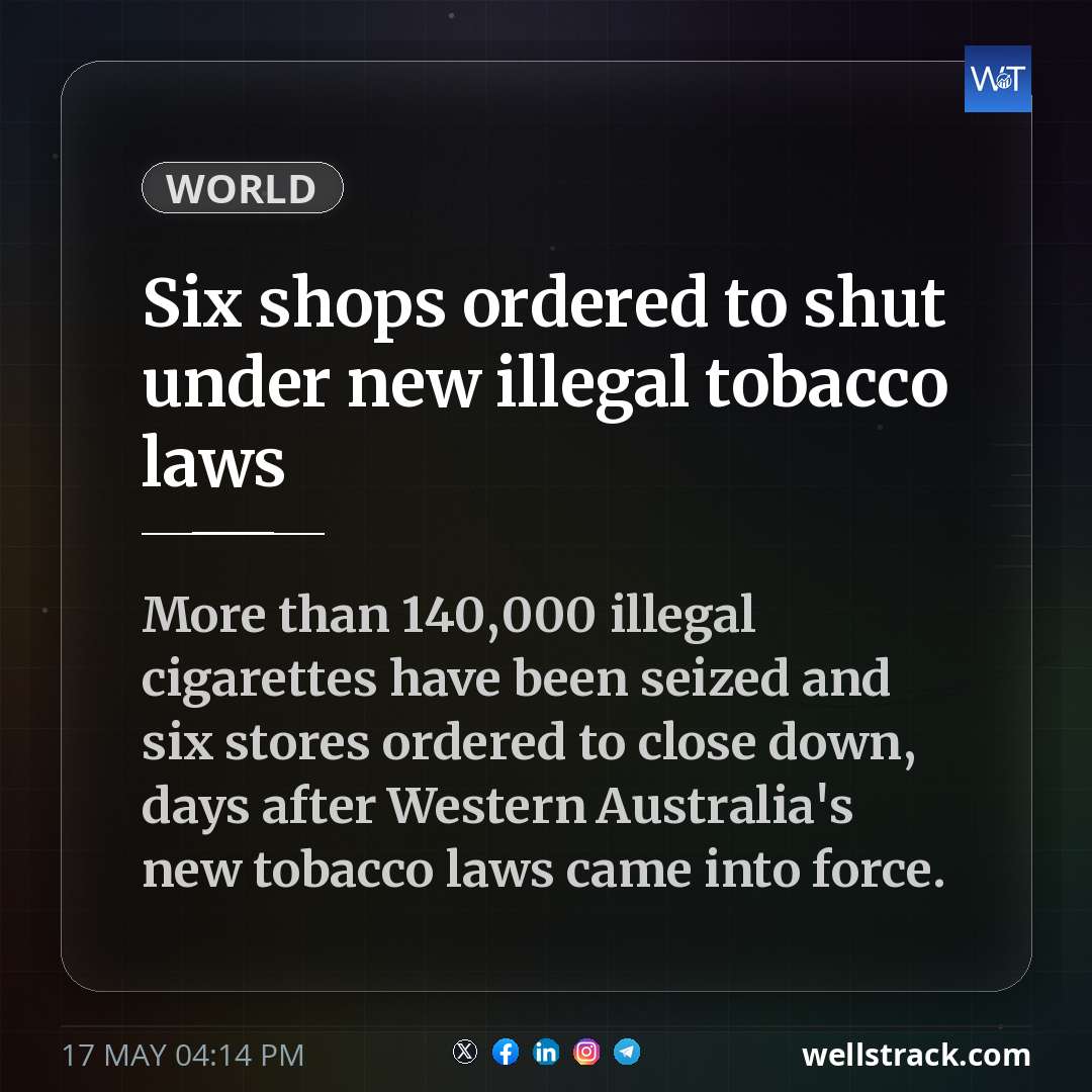 Six shops ordered to shut under new illegal tobacco laws — WellsTrack