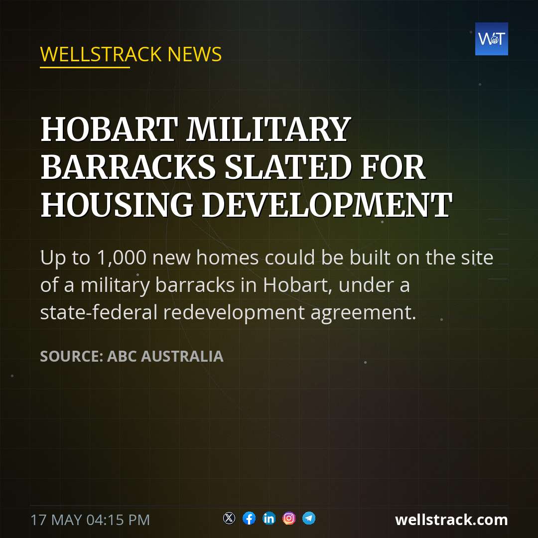 Hobart military barracks slated for housing development — WellsTrack