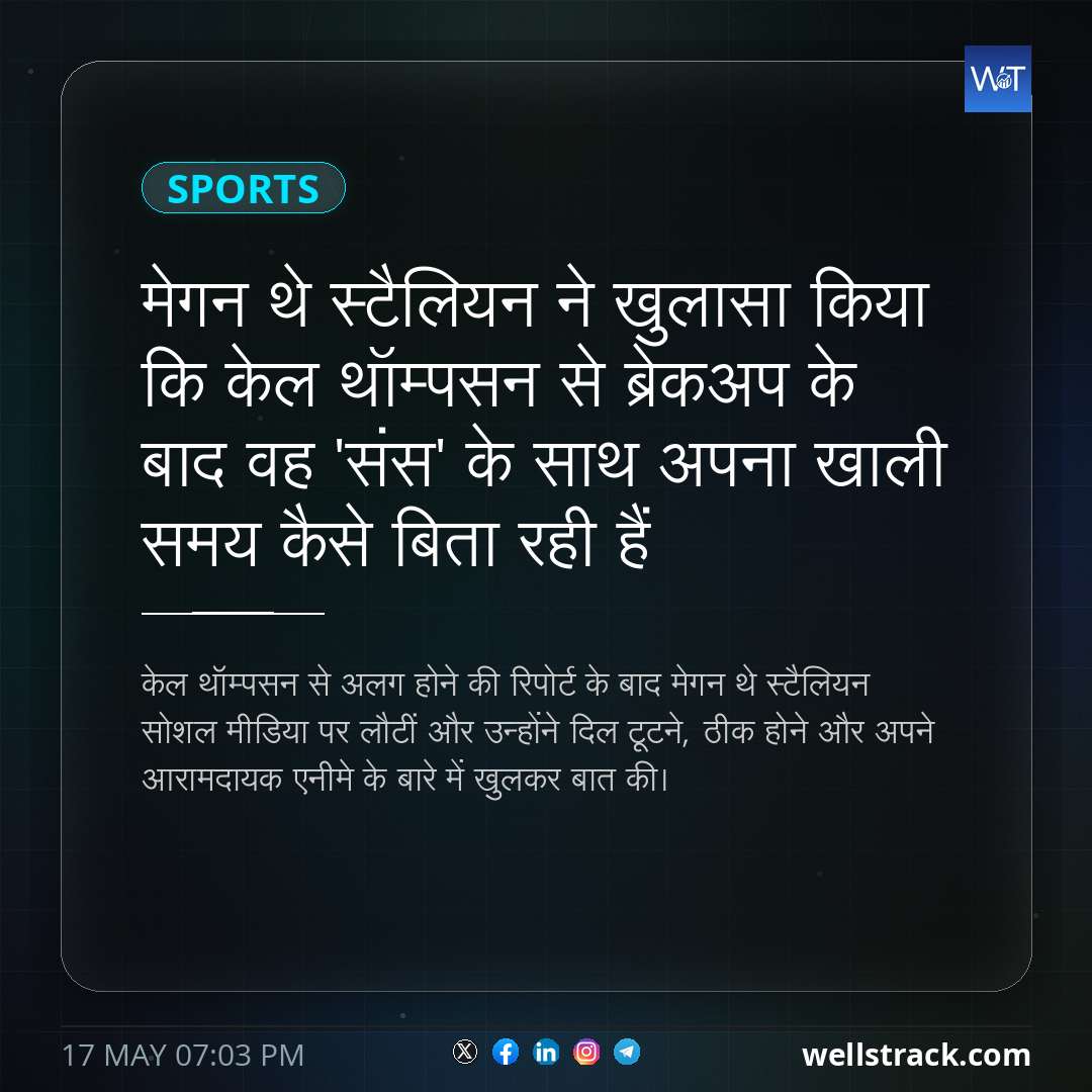 मेगन थे स्टैलियन ने खुलासा किया कि केल थॉम्पसन से ब्रेकअप के बाद वह 'संस' के साथ अपना खाली समय कैसे बिता रही हैं — WellsTrack