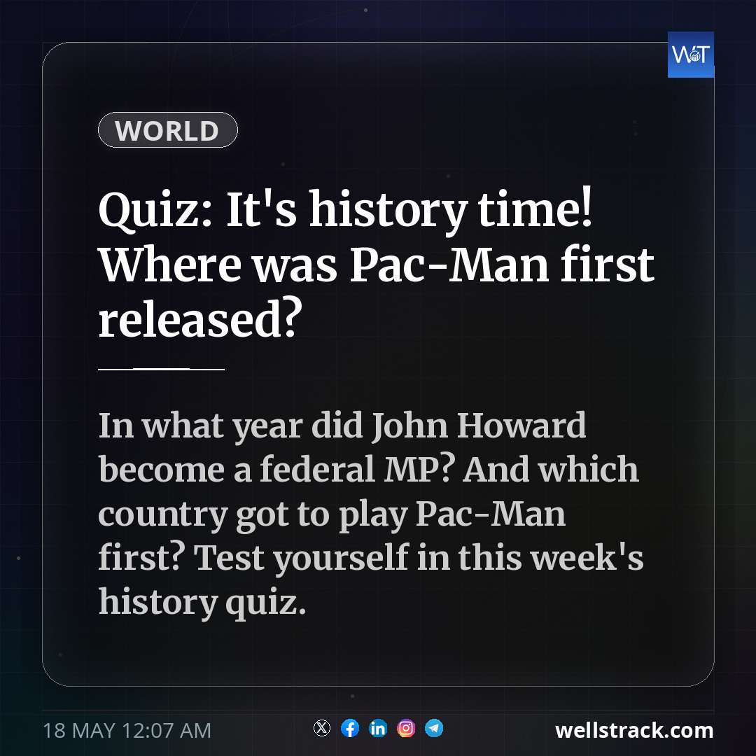 Quiz: It's history time! Where was Pac-Man first released? — WellsTrack