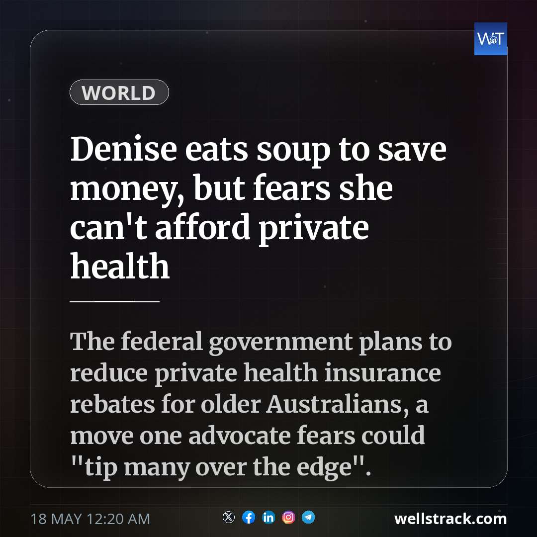 Denise eats soup to save money, but fears she can't afford private health — WellsTrack
