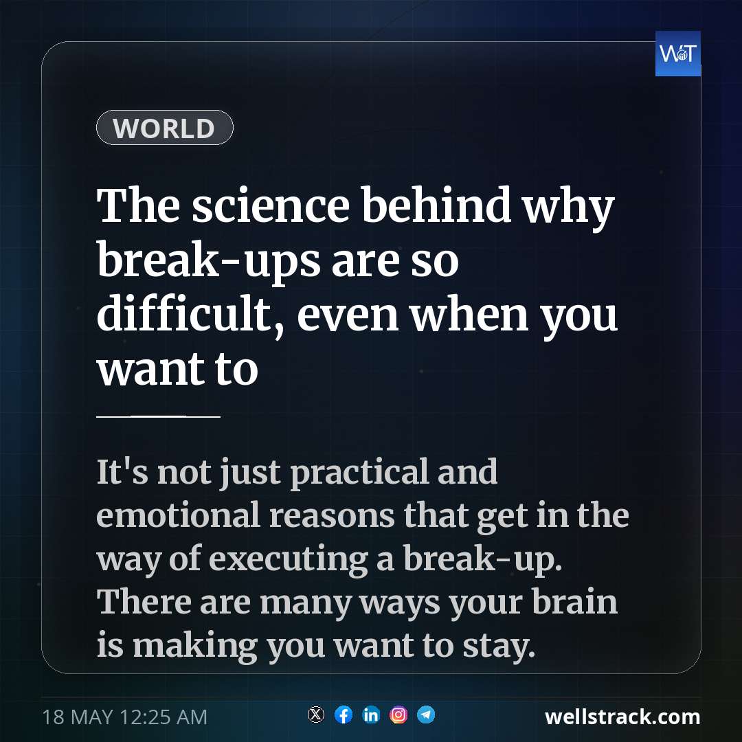 The science behind why break-ups are so difficult, even when you want to — WellsTrack