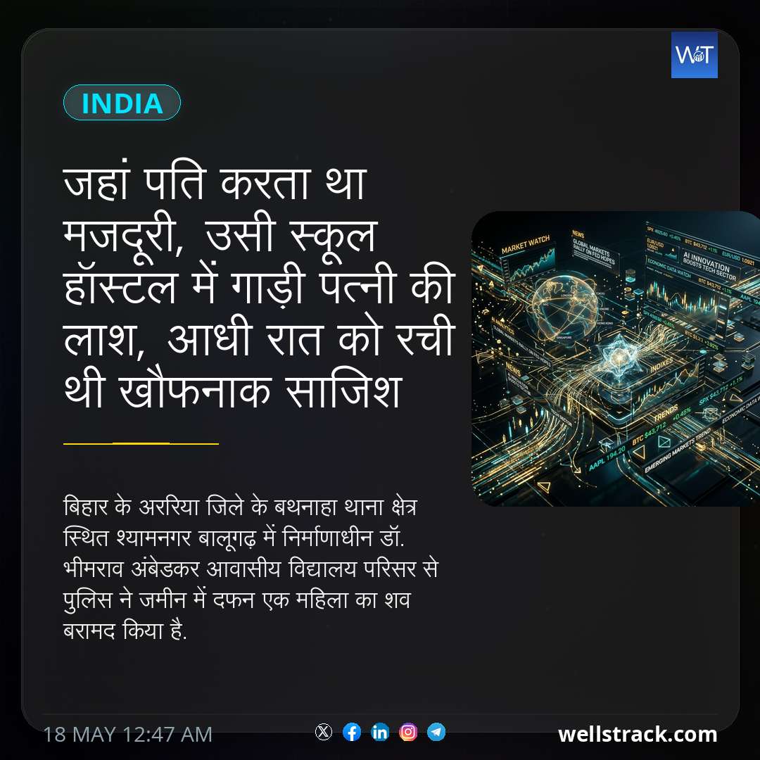 जहां पति करता था मजदूरी, उसी स्कूल हॉस्टल में गाड़ी पत्नी की लाश, आधी रात को रची थी खौफनाक साजिश — WellsTrack