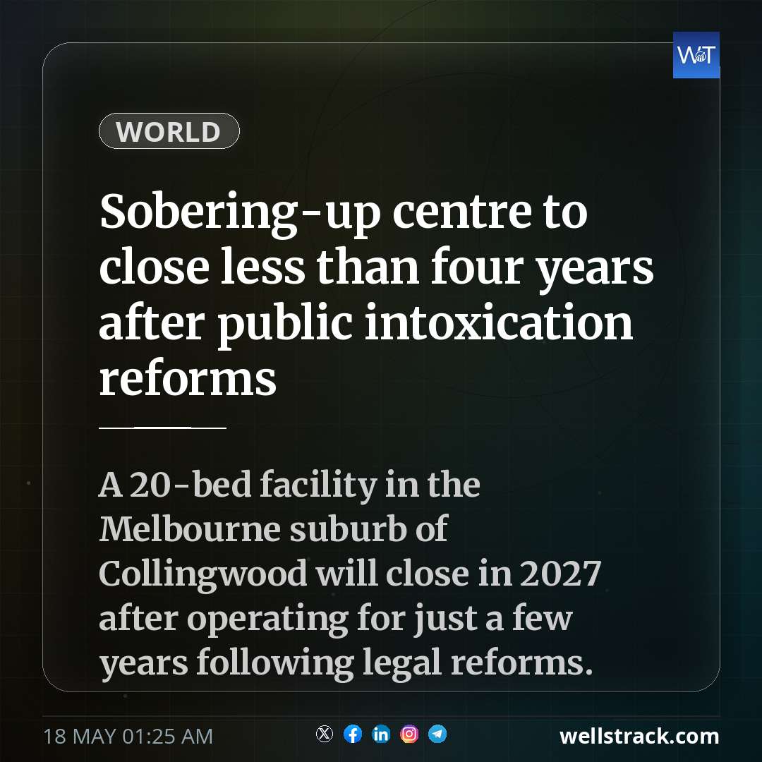 Sobering-up centre to close less than four years after public intoxication reforms — WellsTrack