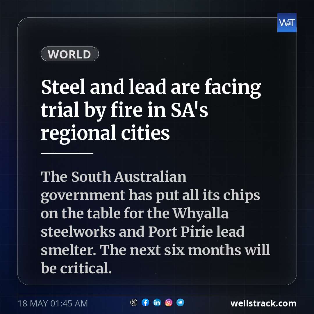 Steel and lead are facing trial by fire in SA's regional cities — WellsTrack