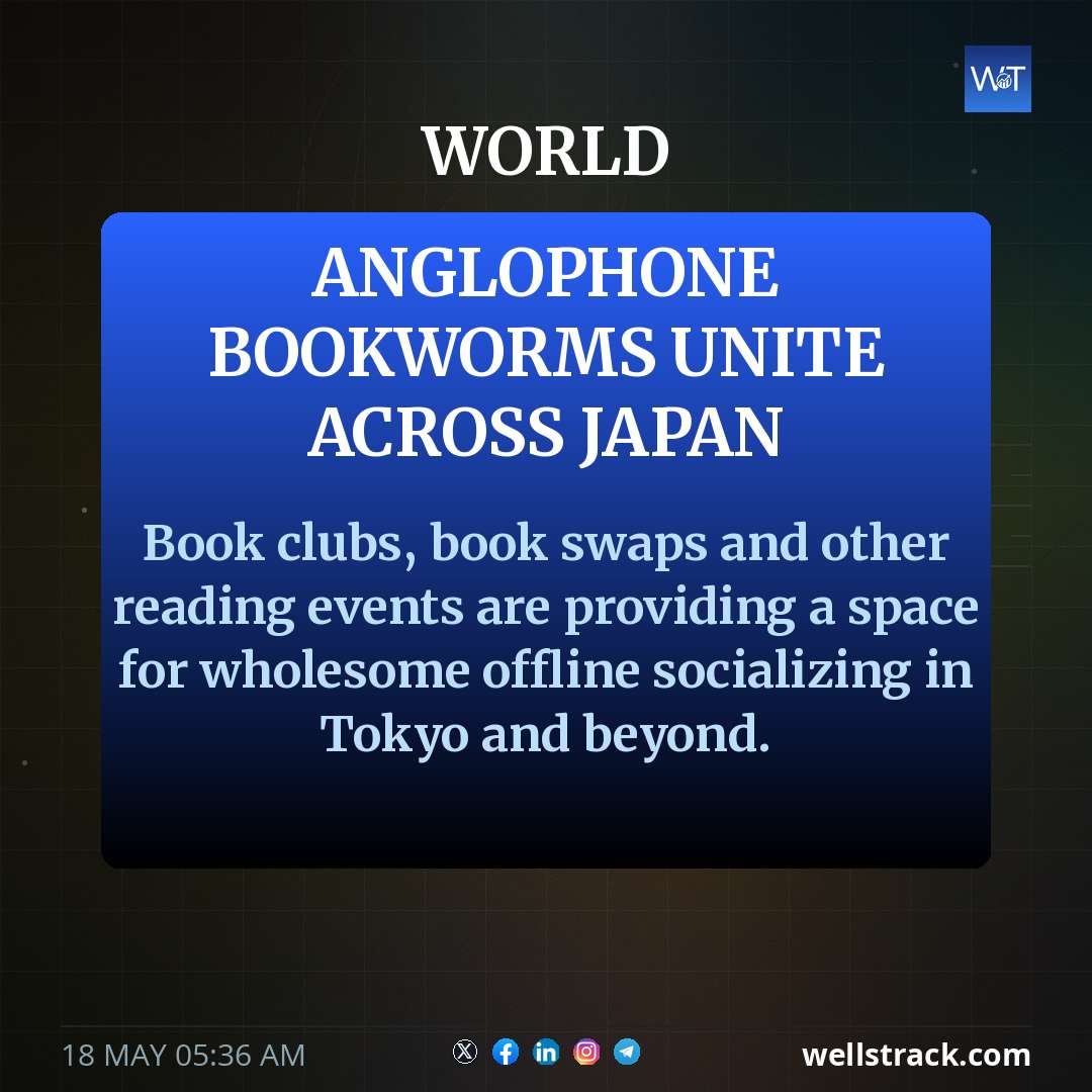 Anglophone bookworms unite across Japan — WellsTrack