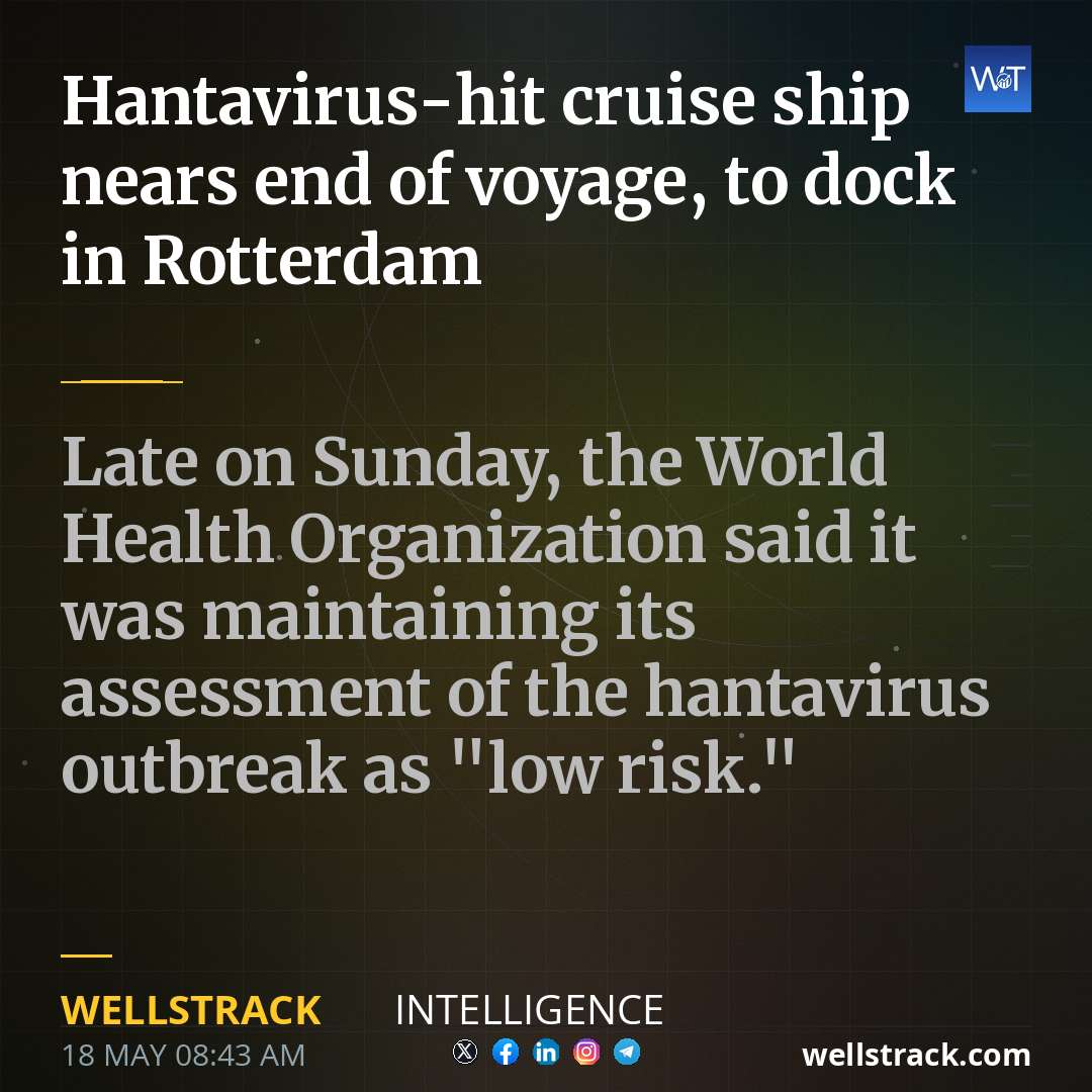 Hantavirus-hit cruise ship nears end of voyage, to dock in Rotterdam — WellsTrack