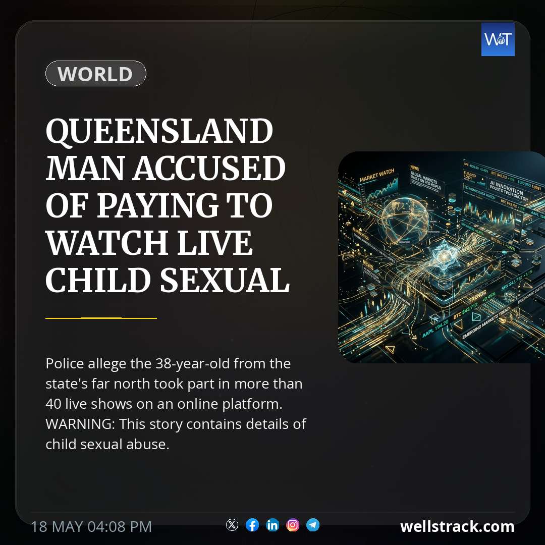 Queensland man accused of paying to watch live child sexual abuse — WellsTrack