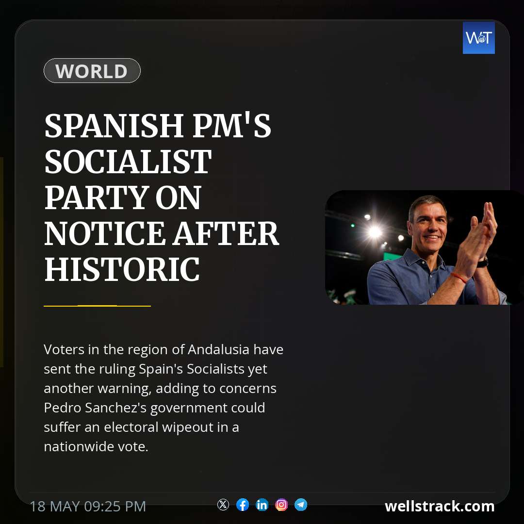 Spanish PM's socialist party on notice after historic defeat in stronghold — WellsTrack