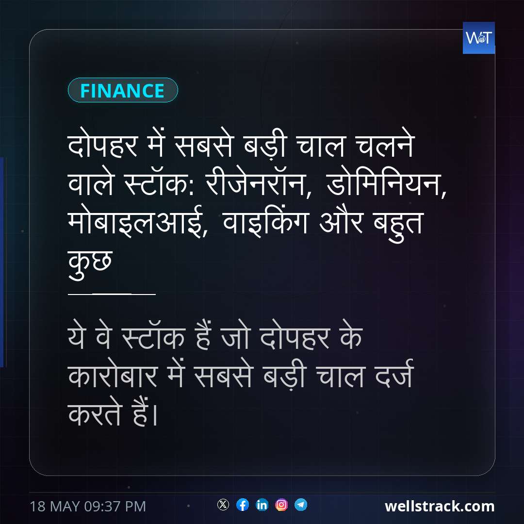 दोपहर में सबसे बड़ी चाल चलने वाले स्टॉक: रीजेनरॉन, डोमिनियन, मोबाइलआई, वाइकिंग और बहुत कुछ — WellsTrack