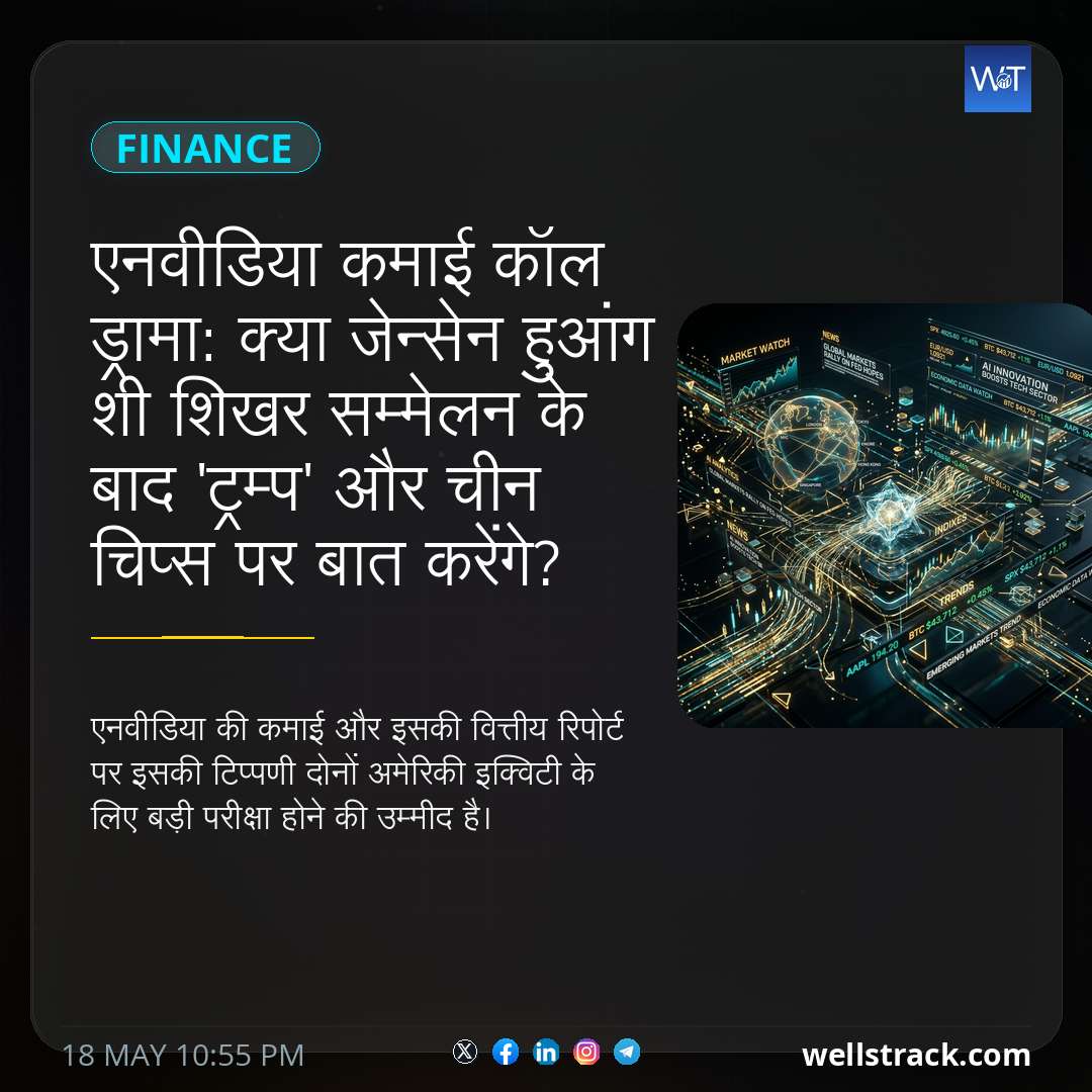 एनवीडिया कमाई कॉल ड्रामा: क्या जेन्सेन हुआंग शी शिखर सम्मेलन के बाद 'ट्रम्प' और चीन चिप्स पर बात करेंगे? — WellsTrack