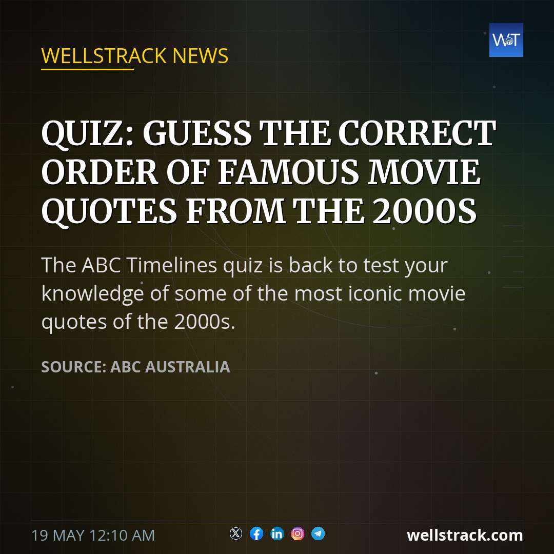 Quiz: Guess the correct order of famous movie quotes from the 2000s — WellsTrack