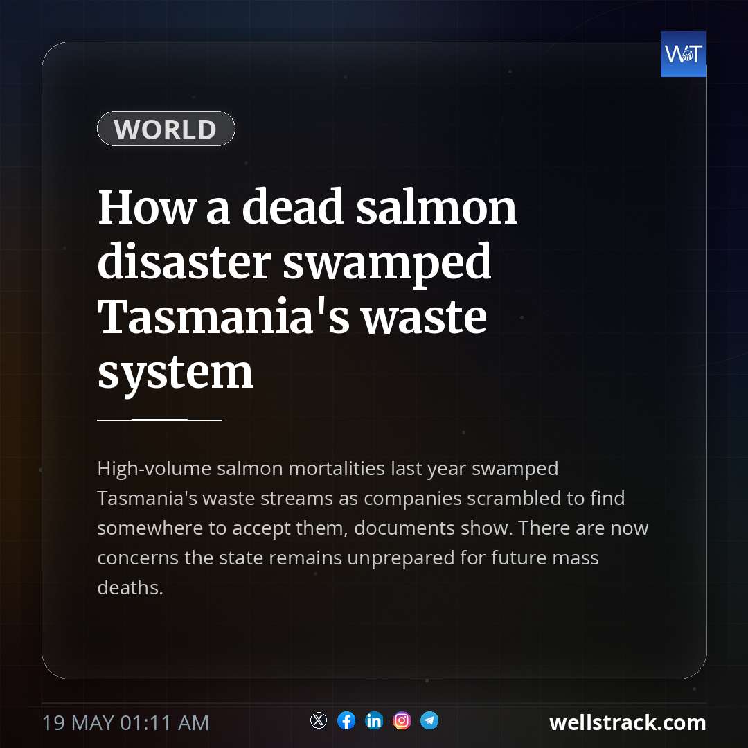 How a dead salmon disaster swamped Tasmania's waste system — WellsTrack