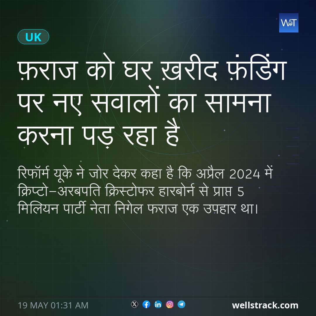 फ़राज को घर ख़रीद फ़ंडिंग पर नए सवालों का सामना करना पड़ रहा है — WellsTrack