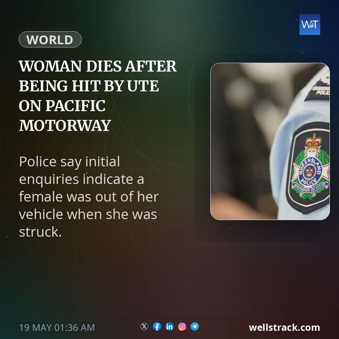 Woman dies after being hit by ute on Pacific Motorway — WellsTrack