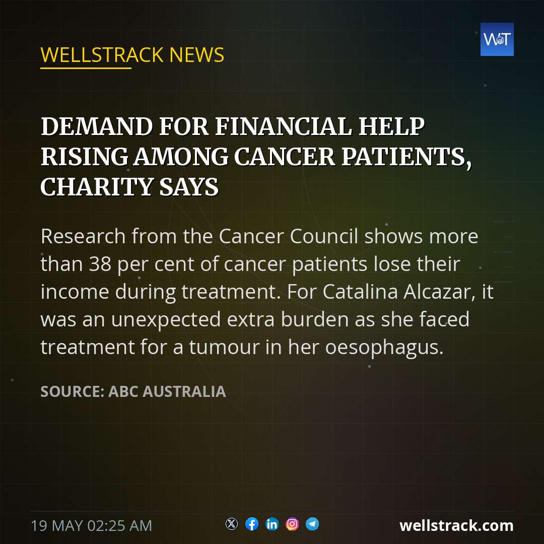 Demand for financial help rising among cancer patients, charity says — WellsTrack