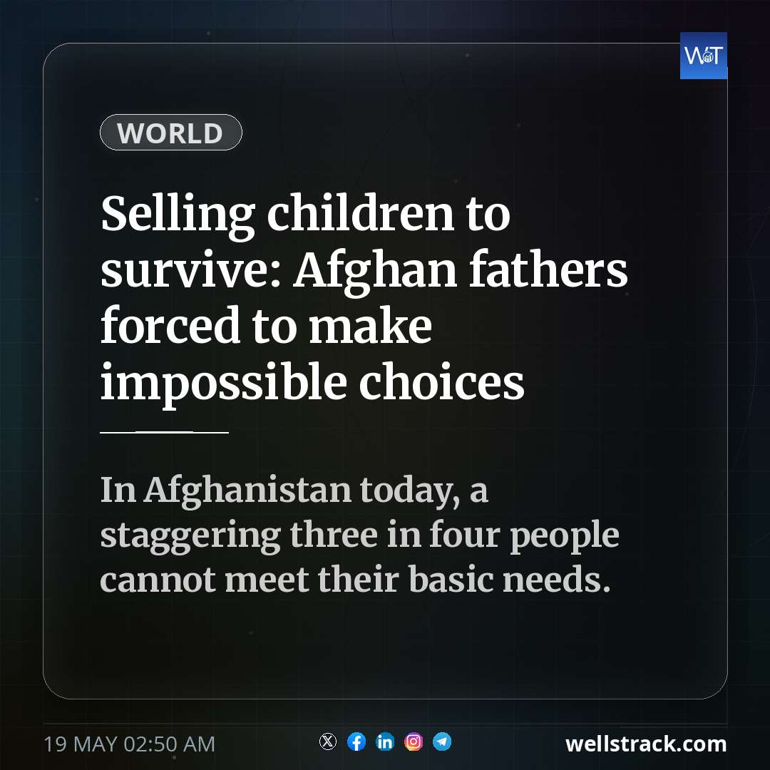 Selling children to survive: Afghan fathers forced to make impossible choices — WellsTrack