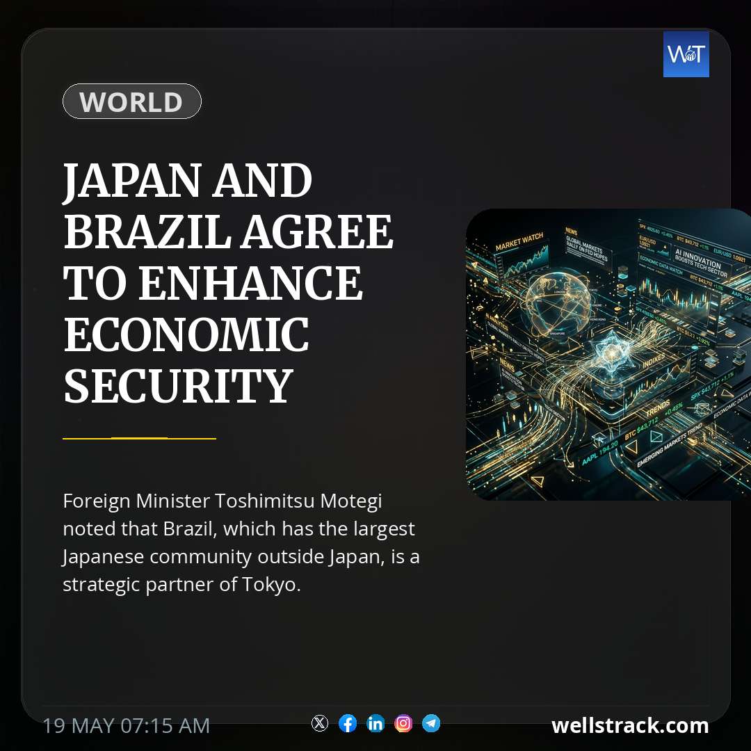 Japan and Brazil agree to enhance economic security cooperation — WellsTrack