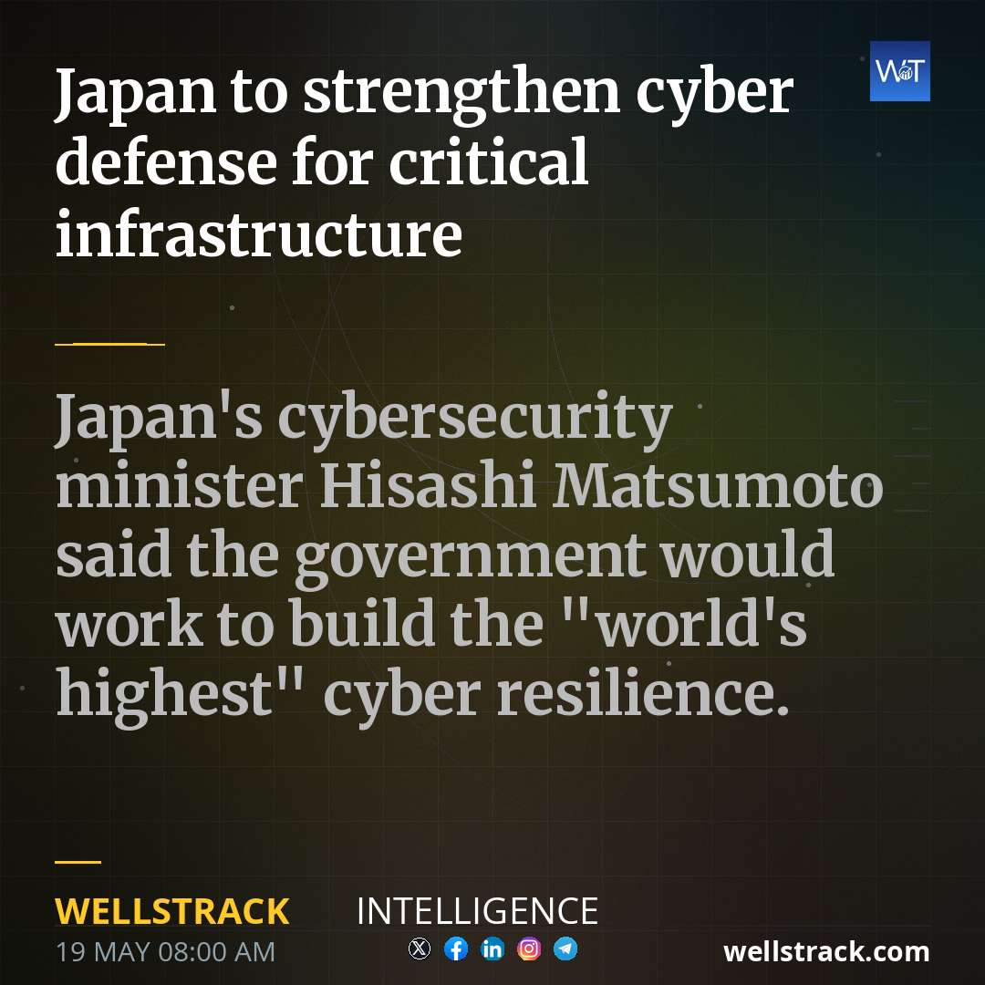 Japan to strengthen cyber defense for critical infrastructure — WellsTrack
