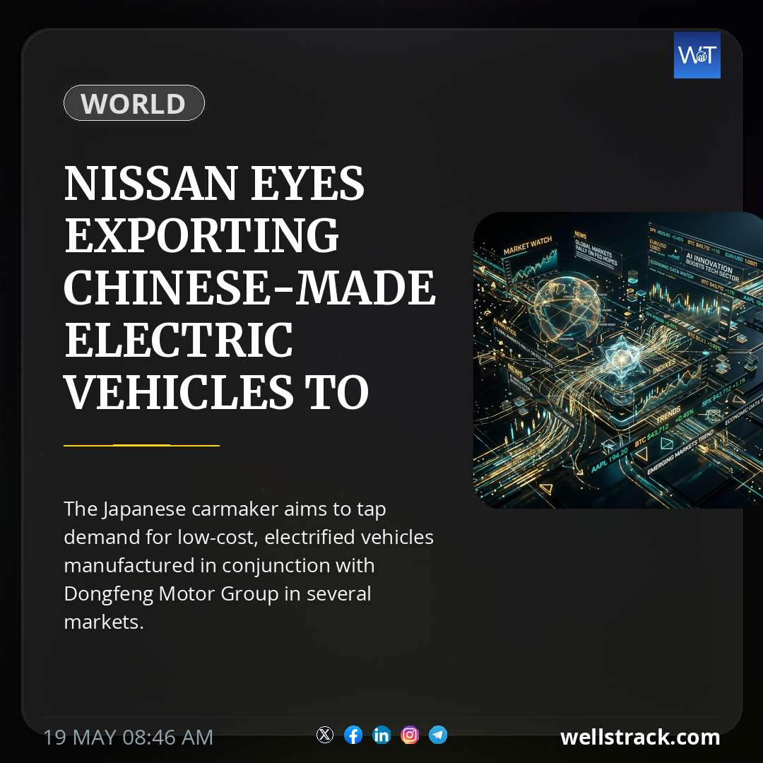 Nissan eyes exporting Chinese-made electric vehicles to Canada — WellsTrack