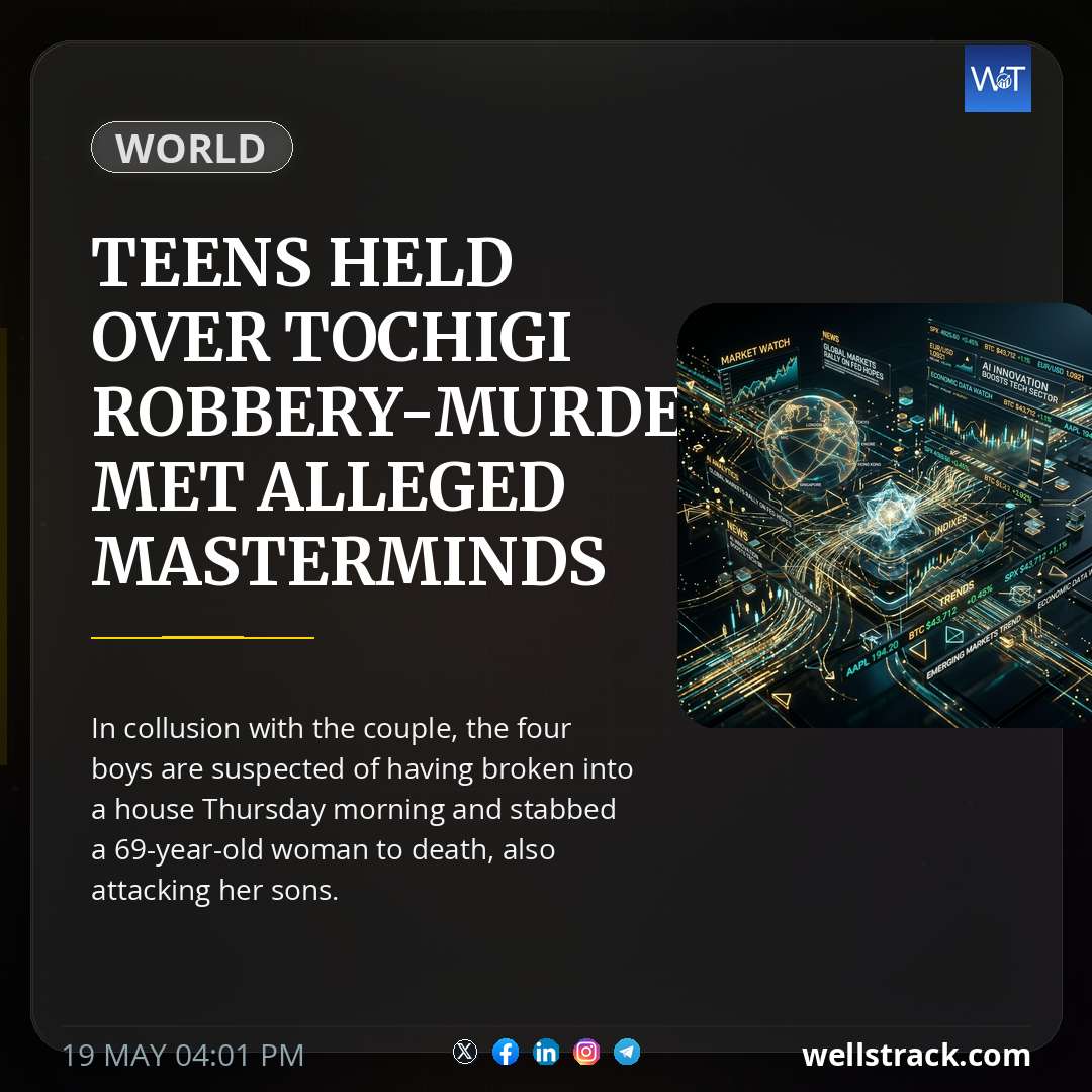Teens held over Tochigi robbery-murders met alleged masterminds on day of crime — WellsTrack