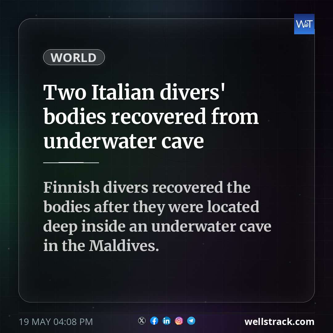 Two Italian divers' bodies recovered from underwater cave — WellsTrack