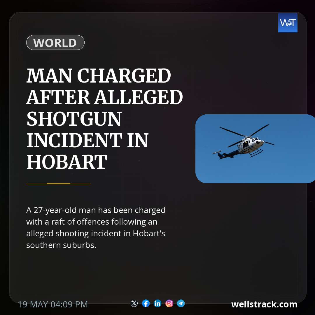 Man charged after alleged shotgun incident in Hobart suburbs — WellsTrack