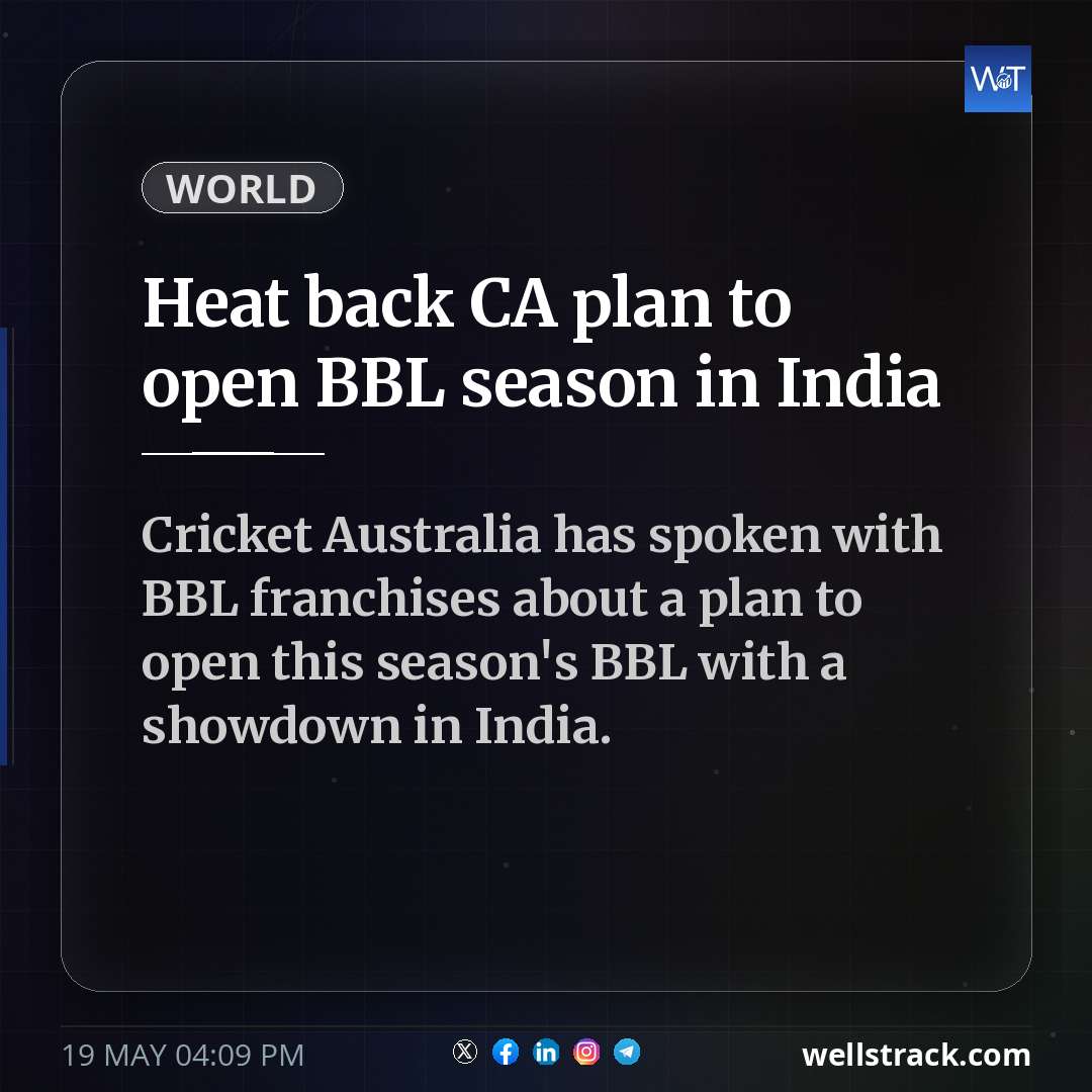 Heat back CA plan to open BBL season in India — WellsTrack