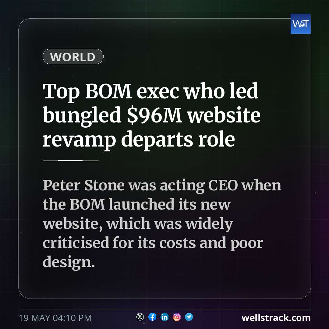 Top BOM exec who led bungled $96M website revamp departs role — WellsTrack