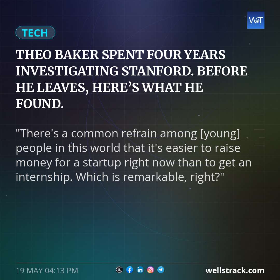 Theo Baker spent four years investigating Stanford. Before he leaves, here’s what he found. — WellsTrack