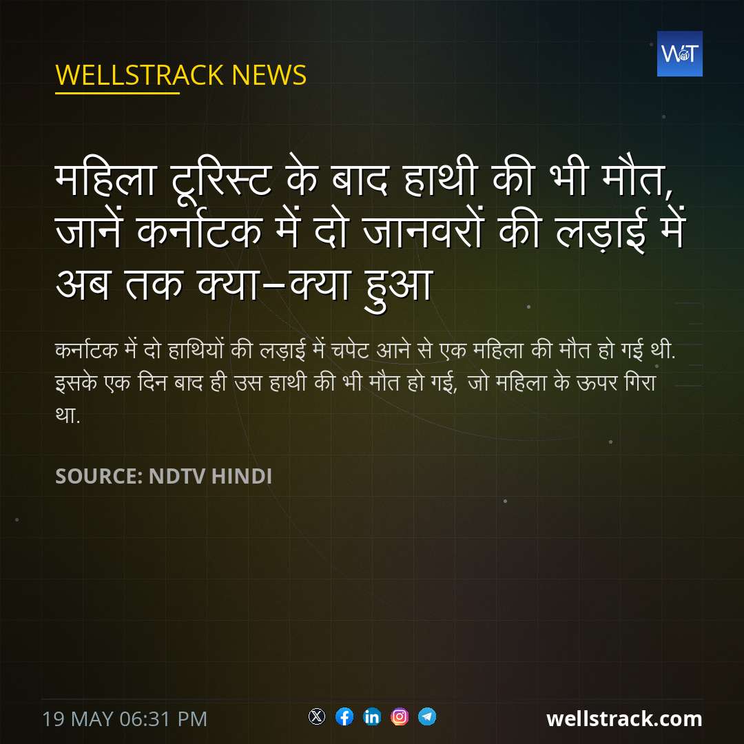 महिला टूरिस्ट के बाद हाथी की भी मौत, जानें कर्नाटक में दो जानवरों की लड़ाई में अब तक क्या-क्या हुआ — WellsTrack